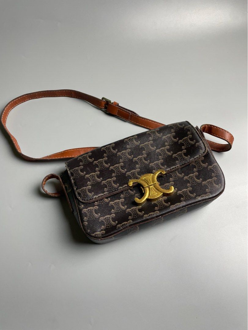 CELINE SLING BAG (Category: Luxury Bags & Wallets) located in Tacloban City. Submitted by solothriftfinds (Listing ID 1412858776, Image 1). Description: CELINE SLING BAG GOOD CONDITION MINIMAL ISSUE.