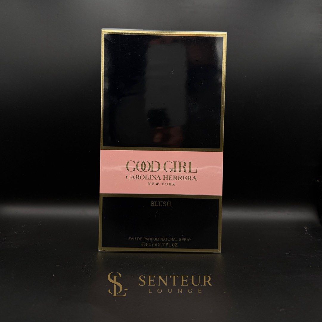 CH Good Girl Blush EDP (Category: Fragrance & Deodorants) located in Manila. Submitted by Popeyes (Listing ID 1413715140, Image 1). Description: CH Blush EDP 80ml 📦 Lalamove, Grab, J&T, Pick-Up. 💳 Bank Transfer, Cash upon Pick-up. 📍Taft, Malate WE DON’T SELL COUNTERFEITS, OILS BASED OR FAKE. © Senteur Lounge is not associated with any other brands; it is only affirmed to sniff st. Trademarks and copyright belong exclusively to the brand owners