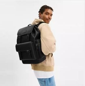 COACH Sprint Backpack (Category: Luxury Bags & Wallets) located in Makati City. Submitted by dylan.dylan1 (Listing ID 1413752733, Image 3). Description: Original Coach Sprint Backpack Condition is new (Stickers and plastics were removed for customs purposes). RFS: Decluttering Loc: BGC area.
