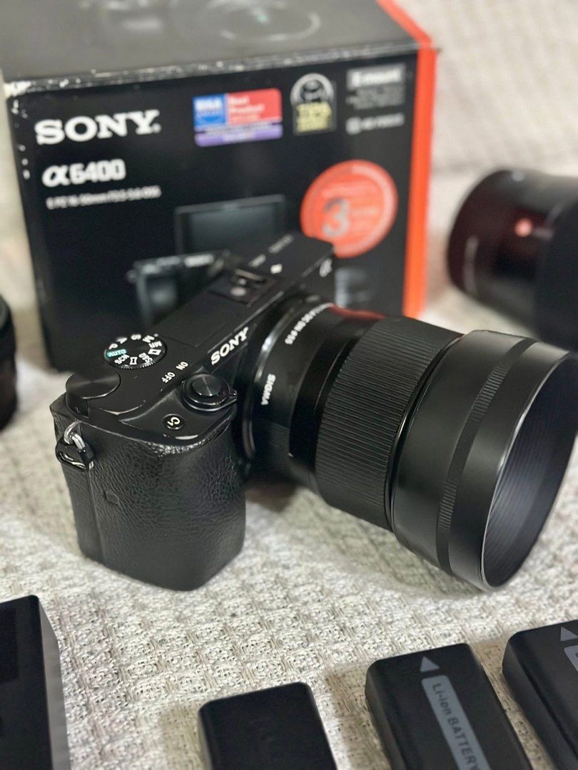 COMPLETE SONY A6400 CAMERA SET (Category: Cameras) located in Angeles City. Submitted by layneyyy (Listing ID 1413697905, Image 3). Description: 📸 FOR SALE: COMPLETE SONY A6400 CAMERA SET Planning to upgrade, so I’m letting go of my well-loved Sony A6400. A COMPLETE SET that’s perfect for events, vlogging, portraits, and anyone ready to start their photography journey. ✨ What’s included (all in one set): ✔ Sony A6400 camera body ✔ Kit lens ✔ Sig