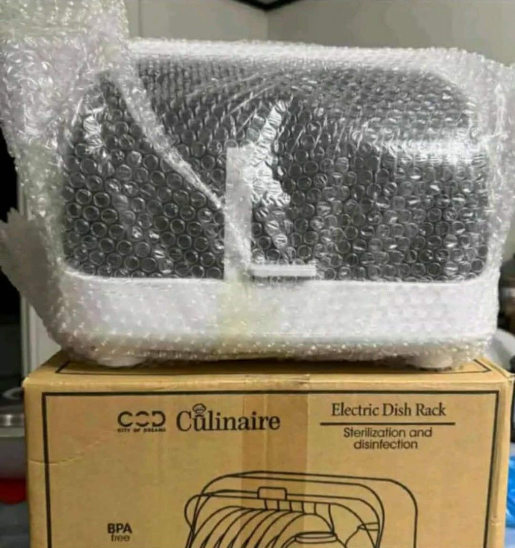 Culinare Electric Dish Rack (Category: Other Kitchenware & Tableware) located in Manila. Submitted by _handlecare (Listing ID 1413787726, Image 2). Description: Culinare Electric Dish Rack sterilizes and disinfects dishes. It is BPA-free and offers spacious storage. The dish rack also features a drying function. It is designed for efficient dish care..