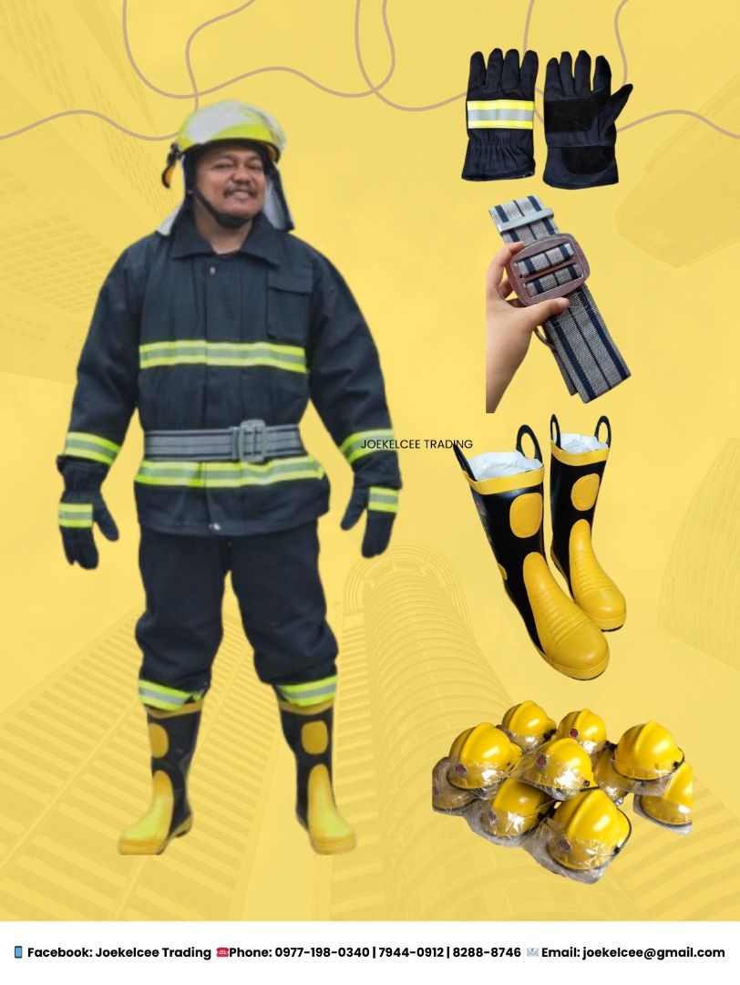 FIREMAN SUIT COMPLETE SET, Everything Else, Others on Carousell