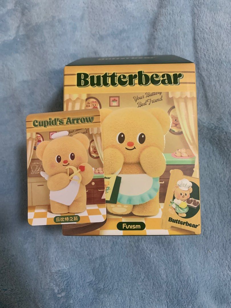 Funism Butterbear Cupid’s Arrow figure (Category: Designer & Blind Box Toys) located in Quezon City. Submitted by closet.decluttered (Listing ID 1413845182, Image 2). Description: Funism Butterbear Butter Bear Cupid’s Arrow figure Unopened foil, with box and card Location: Balintawak QC .