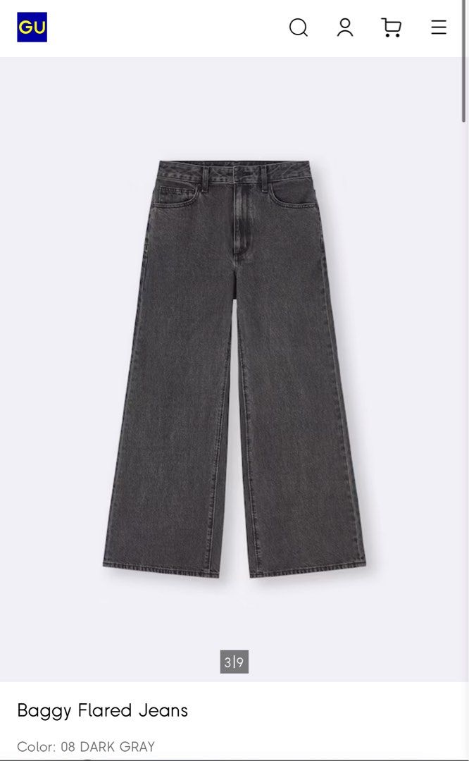 GU BAGGY PANTS BLACK/DARK GRAY (Category: Jeans) located in Pasay City. Submitted by httpsruru (Listing ID 1413829487, Image 1). Description: Got this in Japan for almost 1,500. BRAND NEW. NEVER BEEN WORN (TRIED IT ON LANG). SIZE SMALL (24-26 WAIST). rfs: too big on me cos i lost weight :( .