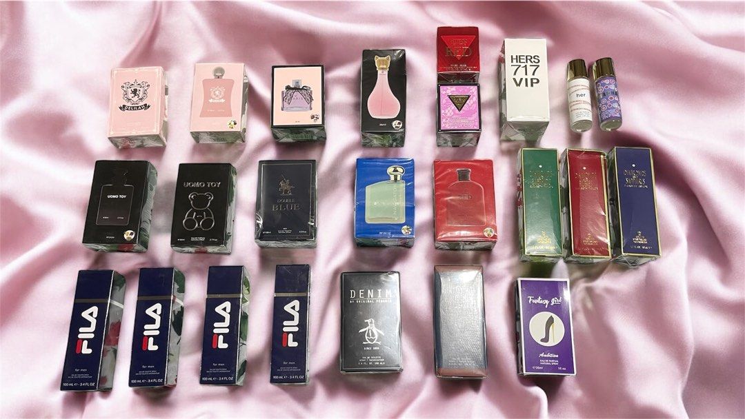 Guess Red & Seductive Kiss Perfume (Category: Fragrance & Deodorants) located in Quezon City. Submitted by godspeed___ (Listing ID 1413816996, Image 2). Description: - Guess Perfumes for Women - Authentic/Original. From US 🇺🇸 - Available scents: - Red (30ml, red box) - Seductive Kiss (30ml, pink box) - Both brand new/sealed 1699 each only.