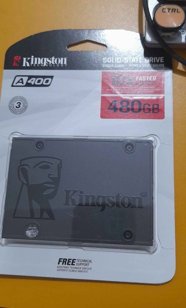 Hardisk 480gb BNEW (Category: Hard Disks & Thumbdrives) located in Mandaluyong City. Submitted by .prelovedbymitch (Listing ID 1413655016, Image 1). Description: sealed original kingston.