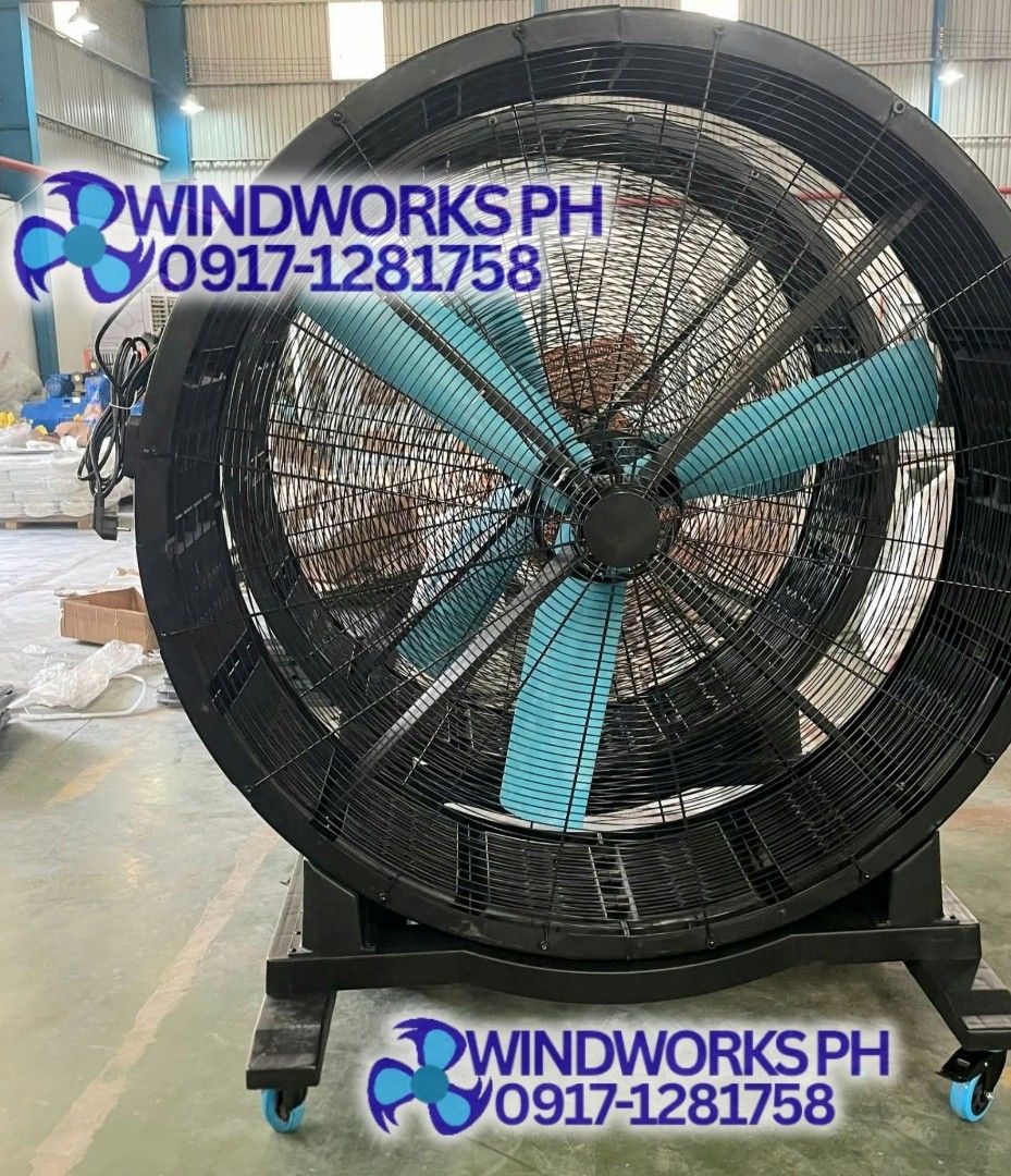 Heavy Duty DRUM Fan COD (Category: Industrial Equipment) located in Manila. Submitted by windworksph (Listing ID 1413699630, Image 2). Description: GIANT INDUSTRIAL FANS 🌪️ HEAVY DUTY💯 3YEARS WARRANTY🎉 LOWEST PRICE 💯 BULK ORDERS ✔️ FB: WindWorks PH 🌀 WALL/TRIPOD FAN✔️ DRUM FAN✔️ EXHAUST FAN✔️ VENTILATOR FAN✔️ ROOF FANS✔️ CEILING FAN ✨️ ✨2025 PROMO SALE✨ INDOOR/OUTDOOR Aircoolers ✔️ CASH ON DELIVERY💯 WALK IN ✔️ OPEN FOR RESELLER 🥰 #windwork