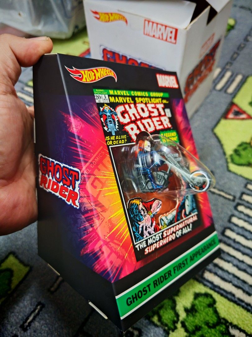 Ghost Rider Wheel Hot Wheels Marvel Ghost Rider Diecast, Hobbies & Toys, Toys & Games on ...