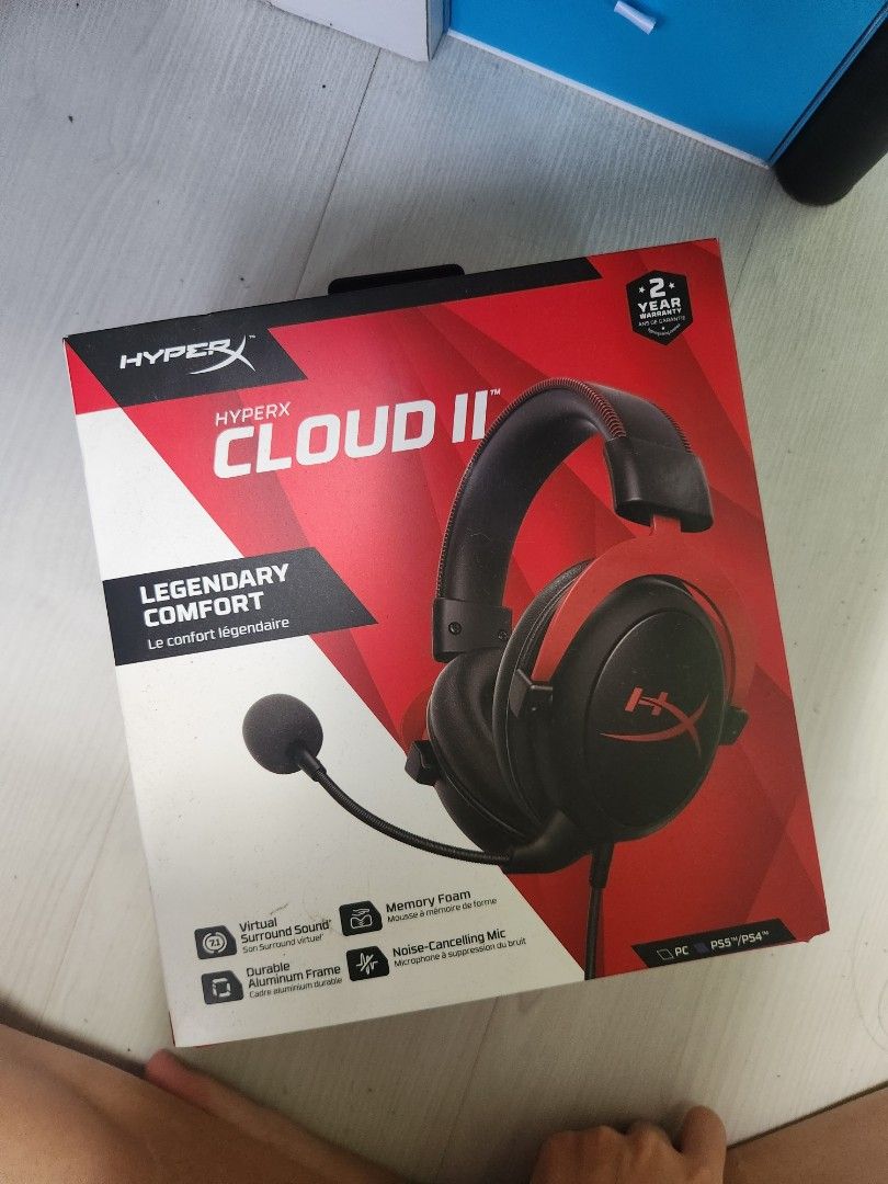 HyperX Cloud II Gaming Headset - Black/Red
