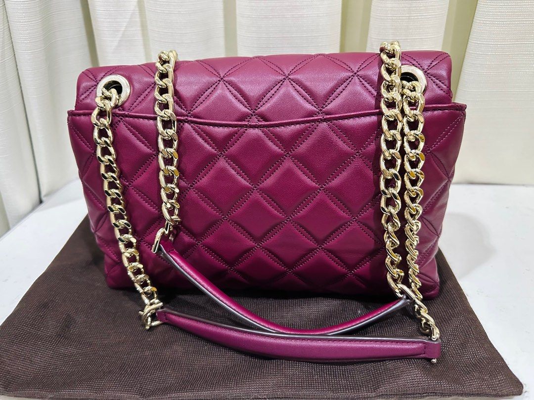 Kate Spade Natalia Medium Quilted Shoulder Bag (Category: Luxury Bags & Wallets) located in Quezon City. Submitted by selinabu (Listing ID 1413838551, Image 3). Description: Carried twice, still like new Comes with tag, care card and paper bag A very chic bag, with the right size to carry more than your essentials Measures: 6.9’’h x 10.2’’w x 3.7’’d strap drop: 20.5” quilted leather smooth leather trim on hardware logo two way spade jacquard lini
