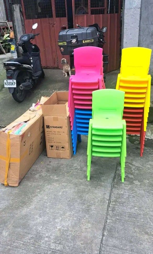 Kids chairs (Category: Chairs) located in Quezon City. Submitted by uno_store (Listing ID 1413837294, Image 1). Description: ‼️home of Monobloc chairs ‼️ Available for bulk orders and retail orders Proof of delivery monoblock chairs and folding tables Thank you for always trusting us ❤️ 👍Also available in different brands of your choice 👋 available in different colours 🔺pm for details and deliveries po #tiendaonline #shopping #chairs #tinda #m