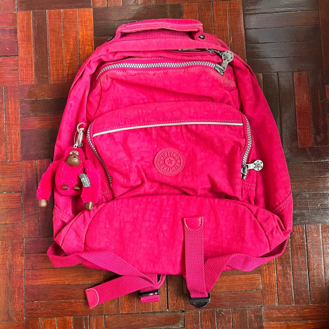 Kipling bag (Category: Backpacks) located in Kuala Lumpur. Submitted by round.kimchi (Listing ID 1413670739, Image 1). Description: Original kipling bag ✅RM150 fixed price ✅Condition：8/10 ✅Been keeping it for few years but barely used it ✅Free mini taiyaki coin purse.