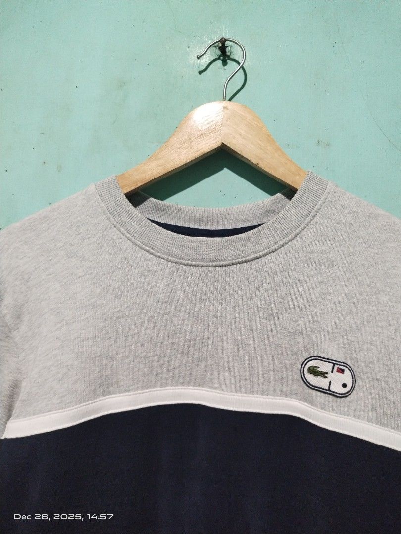 LACOSTE LIVE TAILLE PULLOVER SWEATER (Category: Coats, Jackets and Outerwear) located in Iloilo. Submitted by selectionthriftsilo (Listing ID 1413768299, Image 3). Description: DIMENSIONS: 23. 5X29 CR/COND: 9. 8/10 or better EXCELLENT CONDITION ISSUE: NONE PLS NOTE: ALL ITEMS ARE THRIFTED SOME OF THEM NEEDS WASH PLS MANAGE YOUR EXPECTATIONS COLOR MAY VARY DUE TO LIGHTING WHEN CAPTURED ON CAM. MODE OF PAYMENT: GCASH/GOTYME NO COD!! ILOILO CTY LOCA