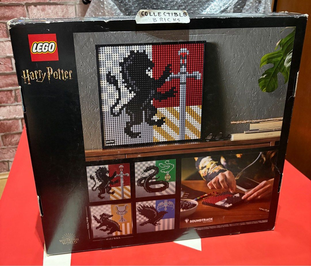 LEGO Harry Potter: Hogwarts Crest 31201 (Category: Lego & Building Sets) located in Quezon City. Submitted by collectiblebricks (Listing ID 1413793558, Image 2). Description: Brand new, sealed. Not for box collectors (see photos). Non-negotiable. Price may change without prior notice. STRICTLY Personal/Self/Courier pick-up at my location. SOLD AS IS! WYSIWYG!You may request to open in my presence after paying. If there are any missing pieces, I w