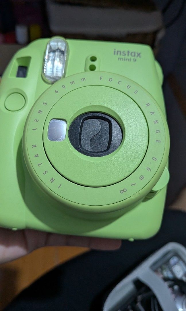 Like new- Instax mini 9 very good condition (Category: Cameras) located in Manila. Submitted by sophiee2025 (Listing ID 1413798641, Image 3). Description: original from Fujifilm store return and refund if not working! Like NEW condition. Only used a very few times no issue except for the front chip. that's all. what you see is what you get negotiable price location - Tandang sora Quezon city.