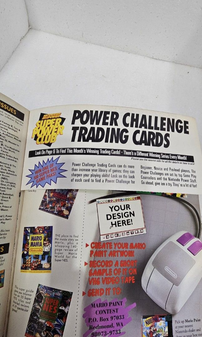 Nintendo Power Magazine Super Star Wars (Category: Comics & Manga) located in Baguio. Submitted by bitsbaguio (Listing ID 1413733832, Image 3). Description: Rare Vintage Nintendo Power magazine featuring Super Star Wars. The cover showcases Darth Vader. The magazine includes strategies and hints. It is a collectible item for fans of the game and Nintendo Power. Note- Subscription card is cut off. Nonetheless, all pages is intact..