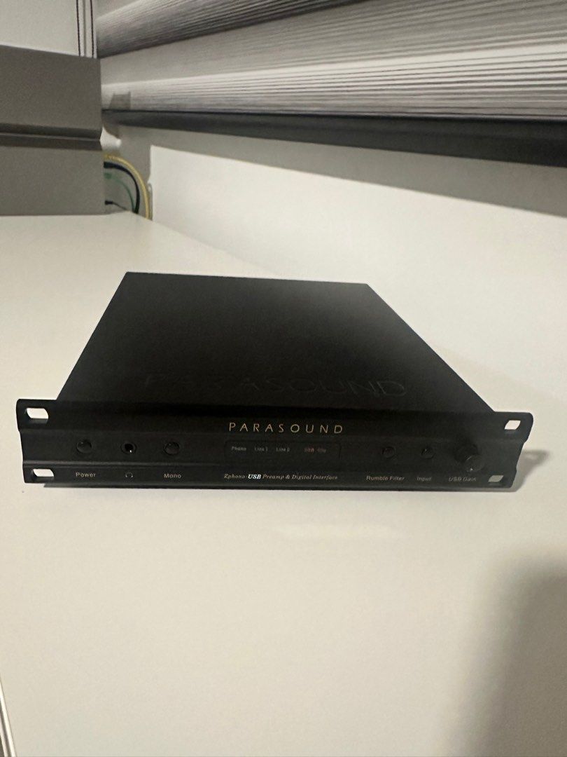 Parasound ZPhono USB Preamplifier Phono MM/MC