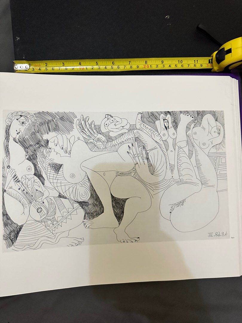 Picasso ART Print erotic Nude INTERIOR DESIGN (Category: Art & Prints) located in Makati City. Submitted by 888trixie888 (Listing ID 1413774533, Image 2). Description: - Picasso artwork print - Black and white line drawing - Depicts multiple figures - Signed with initials 'M.S.88' - Printed on white paper nude erotic.
