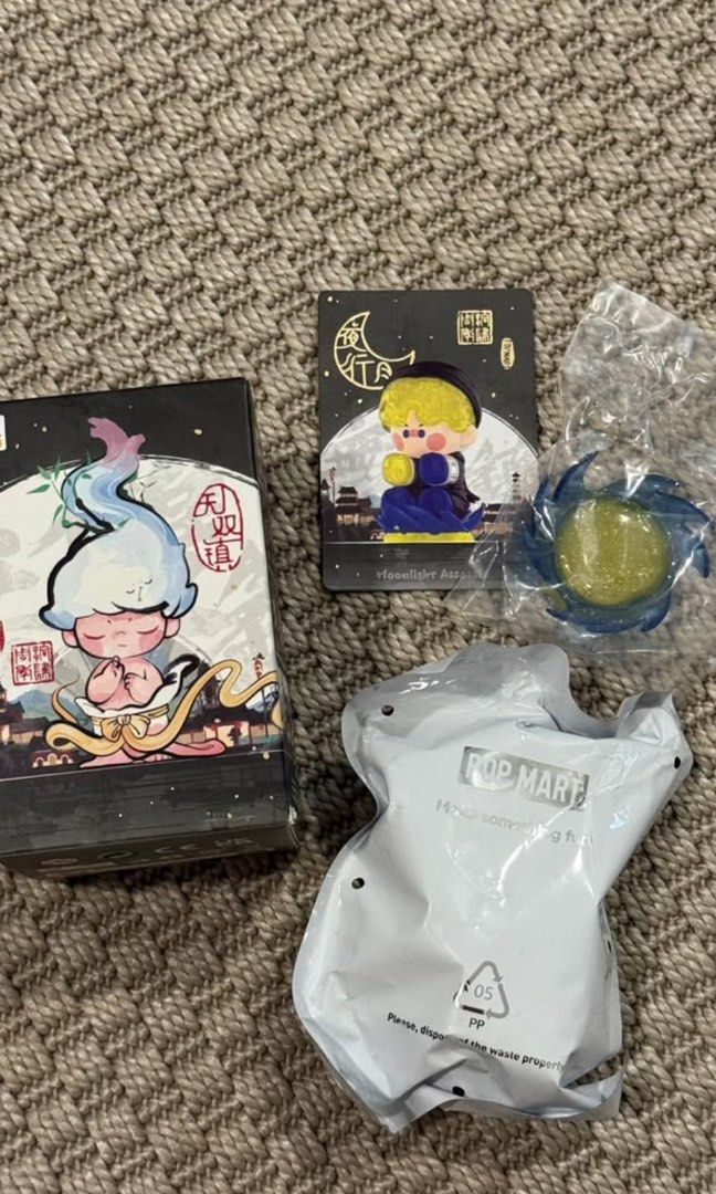 POP MART Matchless 14th Anniversary Series Figure (Category: Designer & Blind Box Toys) located in Paranaque City. Submitted by _hey.joie (Listing ID 1413833814, Image 2). Description: POP MART Matchless 14th Anniversary Series Blind Box – Pino Jelly: Moonlight Assassin ✨ ✔️ Brand new, sealed (with card + original packaging) ✔️ From the limited Matchless 14th Anniversary series 💸 Price: ₱400 negotiable (original price: ₱600) RFS: I don't collect