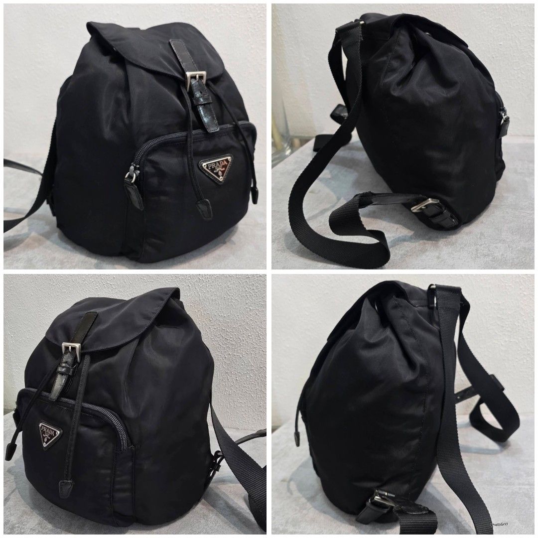 Prada Backpack Authentic💯💯 (Category: Luxury Bags & Wallets) located in Davao. Submitted by SecondhandItems97 (Listing ID 1413729583, Image 2). Description: Medium size With generic dustbag only.