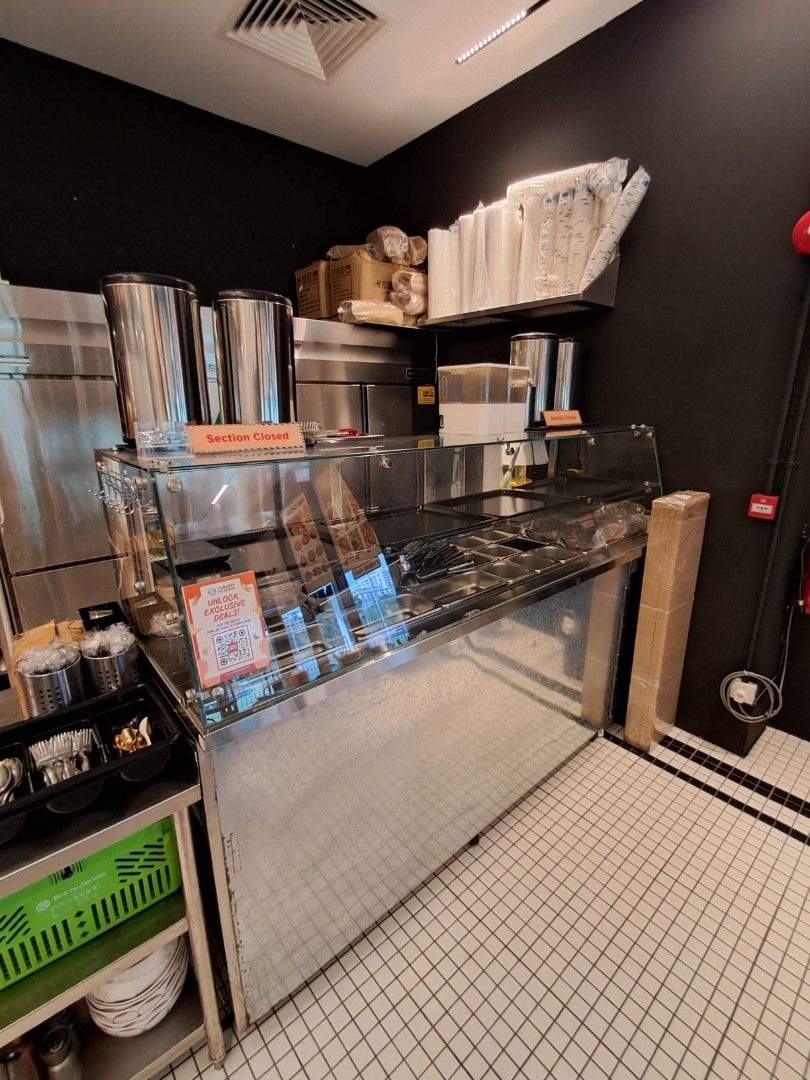 Salad Display Rack Salad Display Chiller, Furniture & Home Living, Furniture, Shelves ...