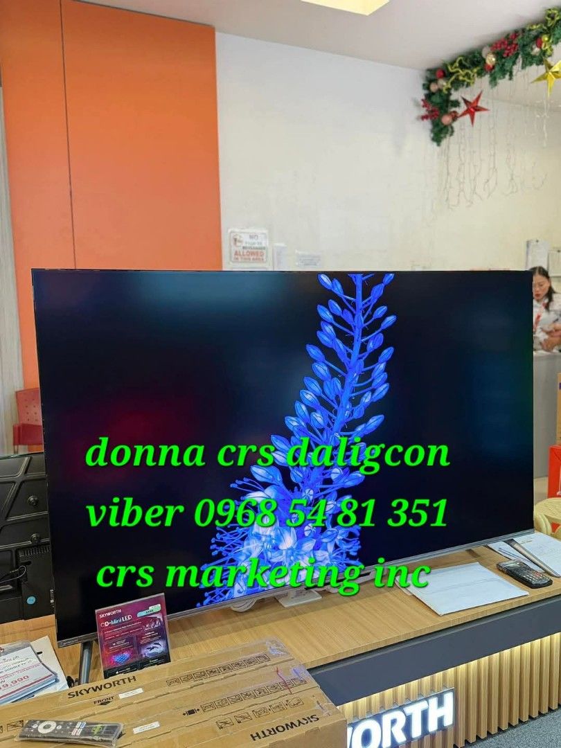 Skyworth tv (Category: TV) located in Quezon City. Submitted by daligcon19 (Listing ID 1413808106, Image 2). Description: 🟧 SKYWORTH TV 2025 MODEL 4K UHD GOOGLE TV / SKYWORTH QLED PLUS / SKYWORTH GOOGLE TV 🟧 GOOGLE TV 32GT5600 - 9,200 43GT5600 - 11,900 GOOGLE TV QLED 32QF62G - 10,900 43QF62G - 13,200 UHD 4K GOOGLE TV 43GE6200 - 15,300 50GE6200 - 18,900 55GE6200 - 19,300 65GE6200 - 28,500 75GE7700 - 45,500 85GE7700 - 71,300 75SUG7800 - 42,500 GO