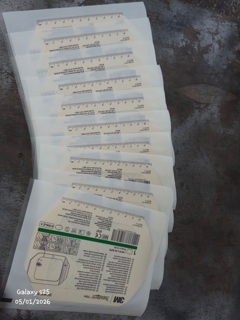 Tegaderm film (Category: Medical Supplies & Tools) located in Manila. Submitted by rheatapdas75609 (Listing ID 1413837721, Image 1). Description: .