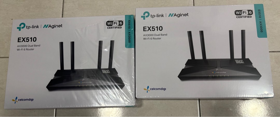 TP-Link EX510 AX3000 Dual Band Wi-Fi 6 Router, Computers & Tech, Parts ...
