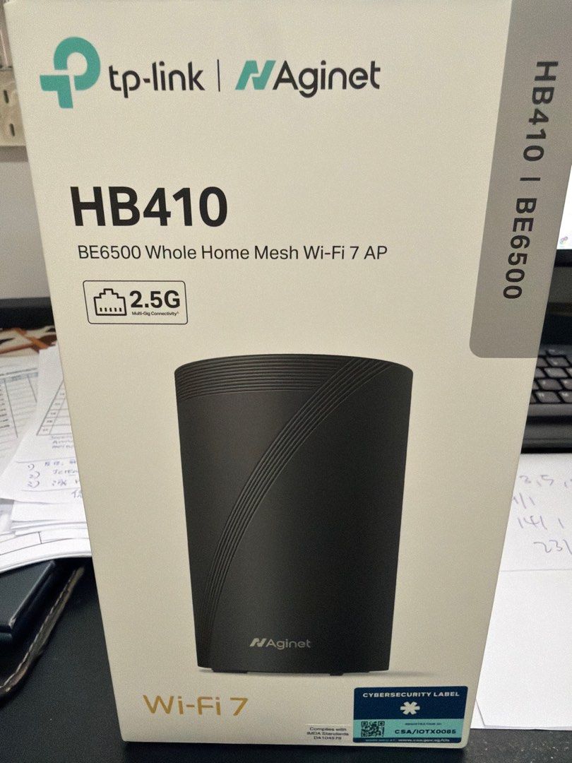 TP-Link HB410 BE6500 Whole Home Mesh Wi-Fi 7 AP, Computers & Tech ...