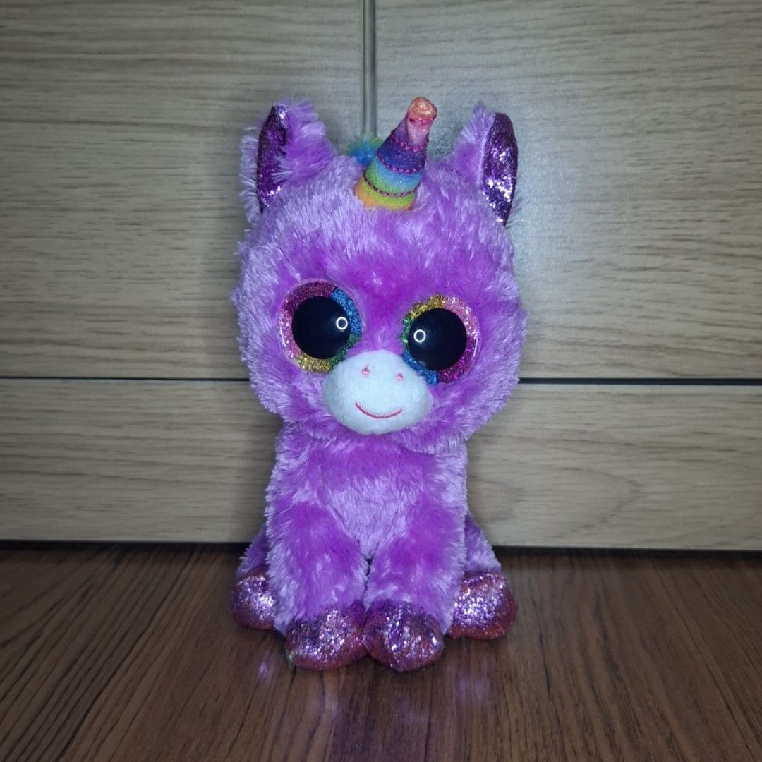 Ty Rosette the Unicorn Beanie Boo (Category: Plushies & Soft Toys) located in Santo Tomas. Submitted by butterham (Listing ID 1413828815, Image 1). Description: ✨️ PROMO: Buy 3 Beanie Boos/Babies, Get 1 free priced 120 below. ❗️LAST PRICE❗️(Slightly Negotiable) 📌 Bundle discounts available for orders with multiple items (Combined shipping available). ✅️ What you see is what you get ✅️ Color may vary due to lighting ✅️ All items listed are availa