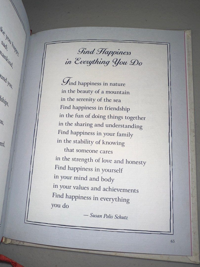 Words to Help You Be Happy Book (Category: Storybooks) located in Quezon City. Submitted by chuunic (Listing ID 1413674076, Image 2). Description: - "Words to Help You Be Happy" book. - Contains inspirational messages and insights. - Offers optimistic thoughts. - A beautiful way to find more happiness..