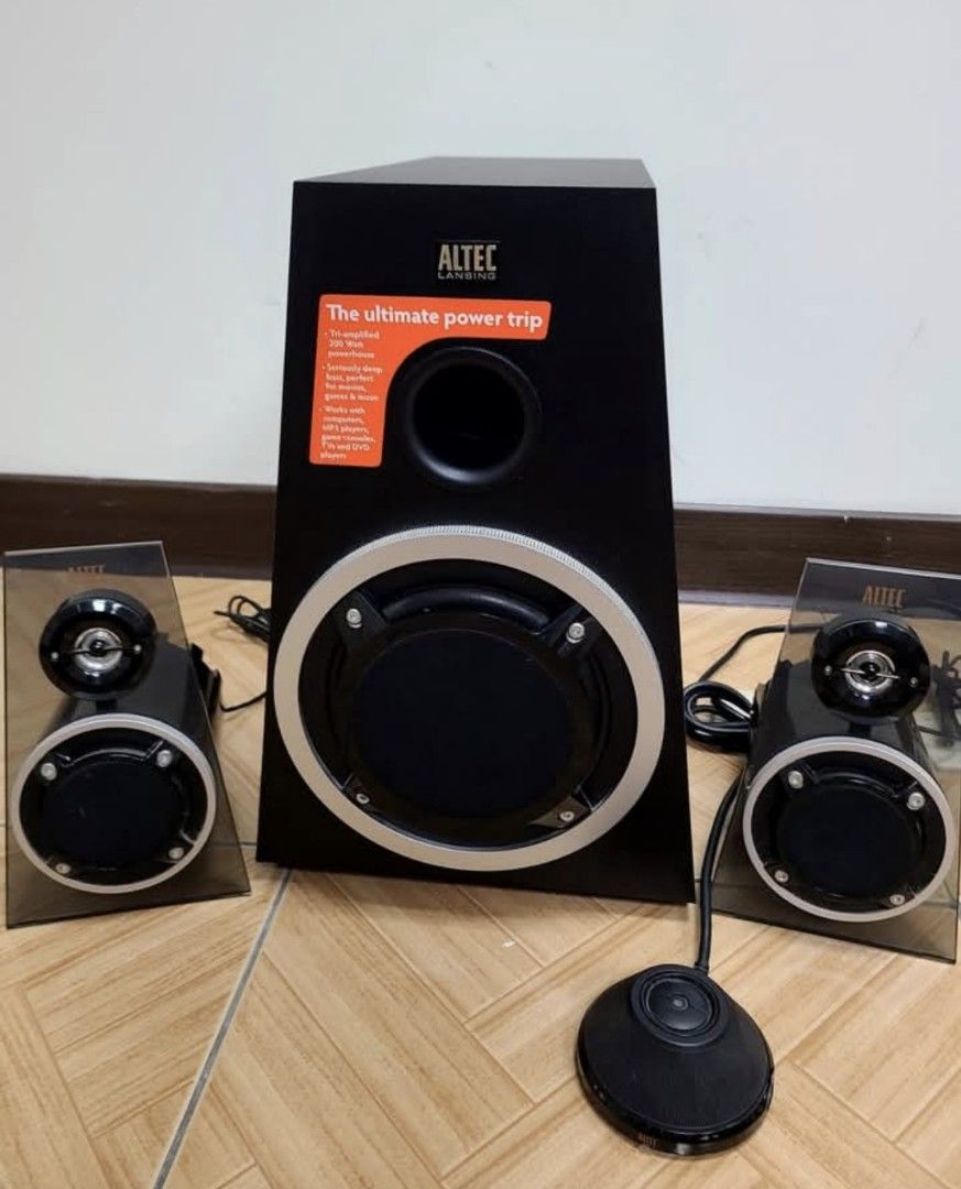 絕版 便宜賣 ALTEC LANSING MX6021 美國奧特藍星 旗艦級2.1聲道 藍牙喇叭 (參考 Edifier Logitech ...