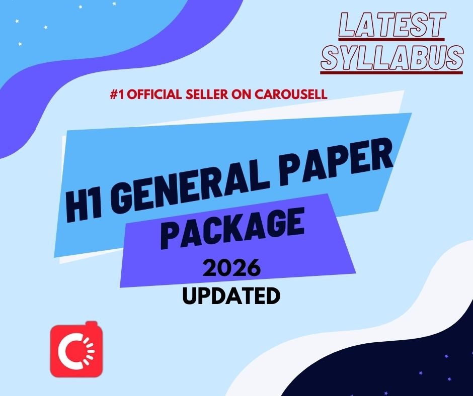 H1 General Paper Package GP (2026 A Level/RJC/NYJC/HCI Example Banks ...