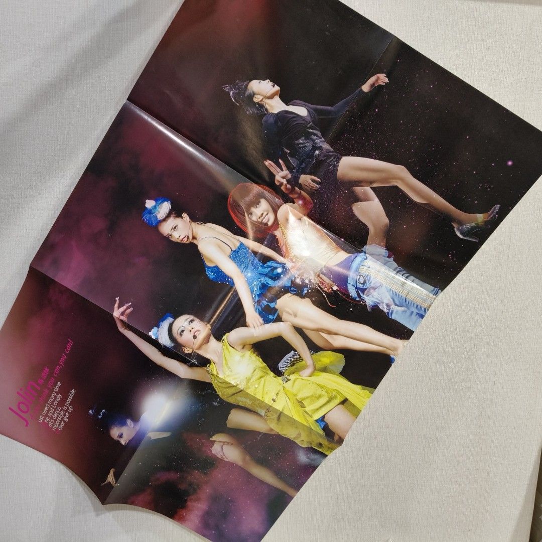 絕版Jolin 蔡依林《地才》演唱會DVD+A1折疊超大海報, 書籍、休閒與玩具