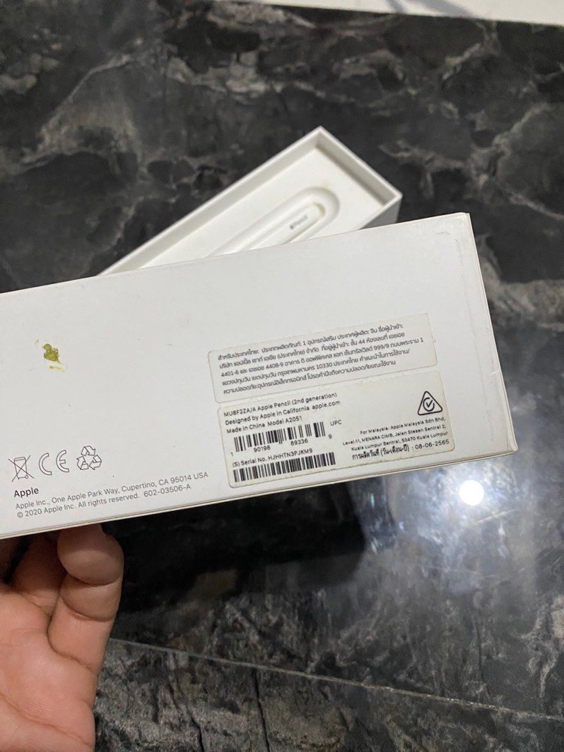 Apple Pencil 2nd Gen Original (Category: iPad) located in Manila. Submitted by mobilelegendsmythic (Listing ID 1413856017, Image 2). Description: Apple Pencil 2nd gen No issue all working Used po sya Complete set with manuals.
