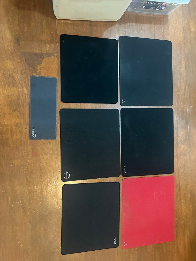 Artisan Gaming Mouse Pads, lethal gaming gear, etc. (Category: Mouse & Mousepads) located in Pasig City. Submitted by highiq (Listing ID 1413934567, Image 1). Description: ALL PADS NO BOXES. PREFER TAKE ALL SLIGHT NEGOTIABLE. CAN ADD MORE FREEBIES FOR TAKE ALL. Artisan XL Pads; - hayate otsu v2 xsoft - zero soft - hien mid LGG Saturn Great Cold (china only enthusiast brand afaik) Ironcat (china only brand also iirc, same manufacturer as rakk and 
