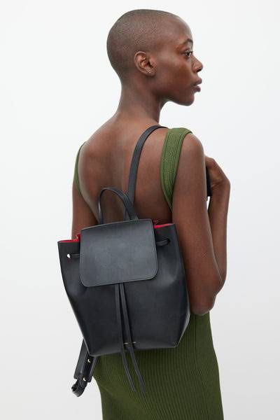 Authentic Mansur Gavriel leather mini backpack (Category: Luxury Bags & Wallets) located in Paranaque City. Submitted by planetandy (Listing ID 1413898592, Image 1). Description: Authentic, bought secondhand here on Carousell and so I don’t have the dust bag, etc. Selling for less than what I spent as I don’t use it. Retails for around ₱30,000. Well used condition, presentable enough but needs restoration. Can send more pics. Description from web