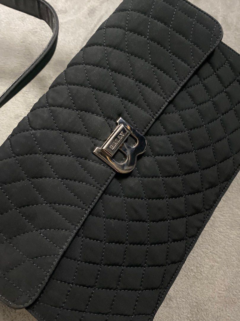 Bally Quilted Shoulder Bag (Category: Luxury Bags & Wallets) located in Iloilo. Submitted by anything_goesph (Listing ID 1414002192, Image 2). Description: 11 inch width 6 inch height dm for more details.