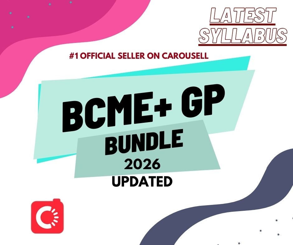 BCME + GP A Levels Bundle (2026 RJC RI Raffles Institution HCI HCJC Hwa ...