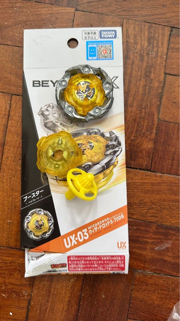 Beyblade X for sale (Category: Action & Battle Toys) located in Las Pinas. Submitted by nendog (Listing ID 1413869325, Image 1). Description: Battle Stadium - SOLD BX-41 Grip launcher with JP code - 450 BX-42 Grip launcher with JP code - 450 Blue Phoenix Wing 5-80H Bankee w/ code - SOLD Green WizardRod blade only Bankee - SOLD UX-03 WizardRod 5-70DB non Bankee - SOLD BX-04 Knightshield 3-80N Bankee w/ code - 400 UX-13 Golemrock 1-60UN Bankee w/ c
