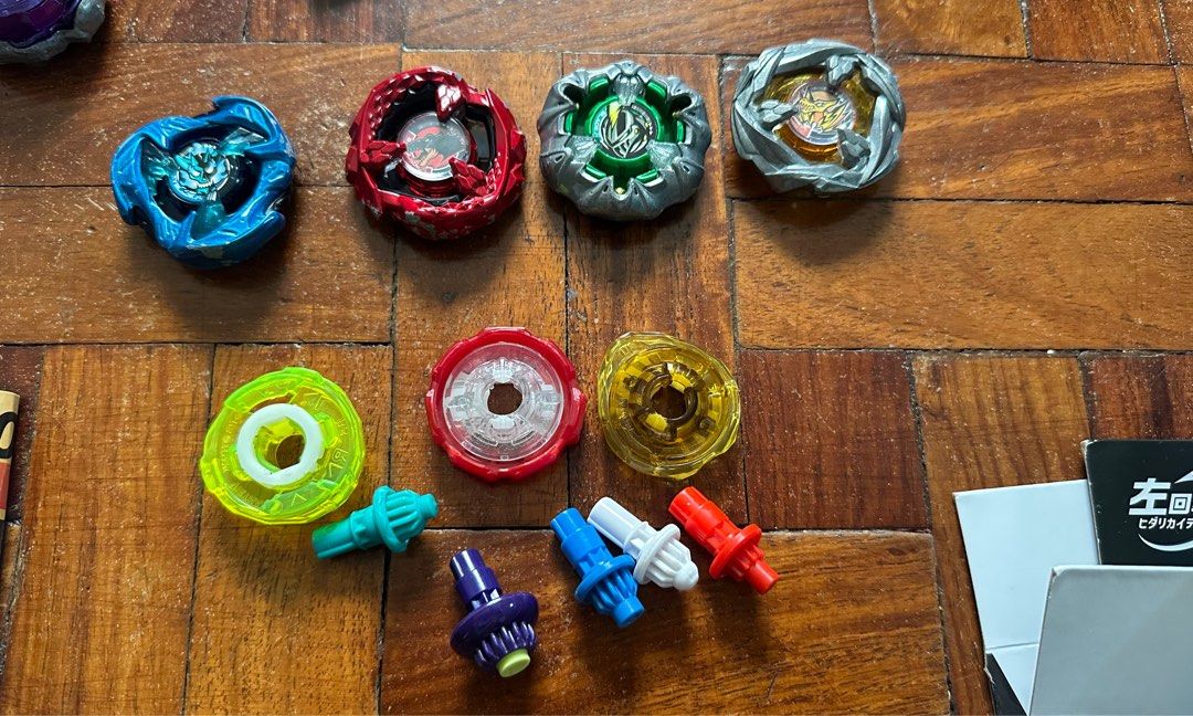 Beyblade X for sale (Category: Action & Battle Toys) located in Las Pinas. Submitted by nendog (Listing ID 1413876508, Image 3). Description: UX-09 SamuraiSaber 2-70L Bankee w/ code - SOLD issue broken ratchet BX-34 CobaltDragoon 2-60C Bankee - 900 UX-11 ImpactDrake 9-60LR Bankee w/ code - SOLD UX-06 LeonCrest 7-60GN non Bankee w/ asian code - SOLD BX-35 06 ViperTail 5-70D no box but w/ code -400 UX-10 Customize Set U Bankee used code missing met