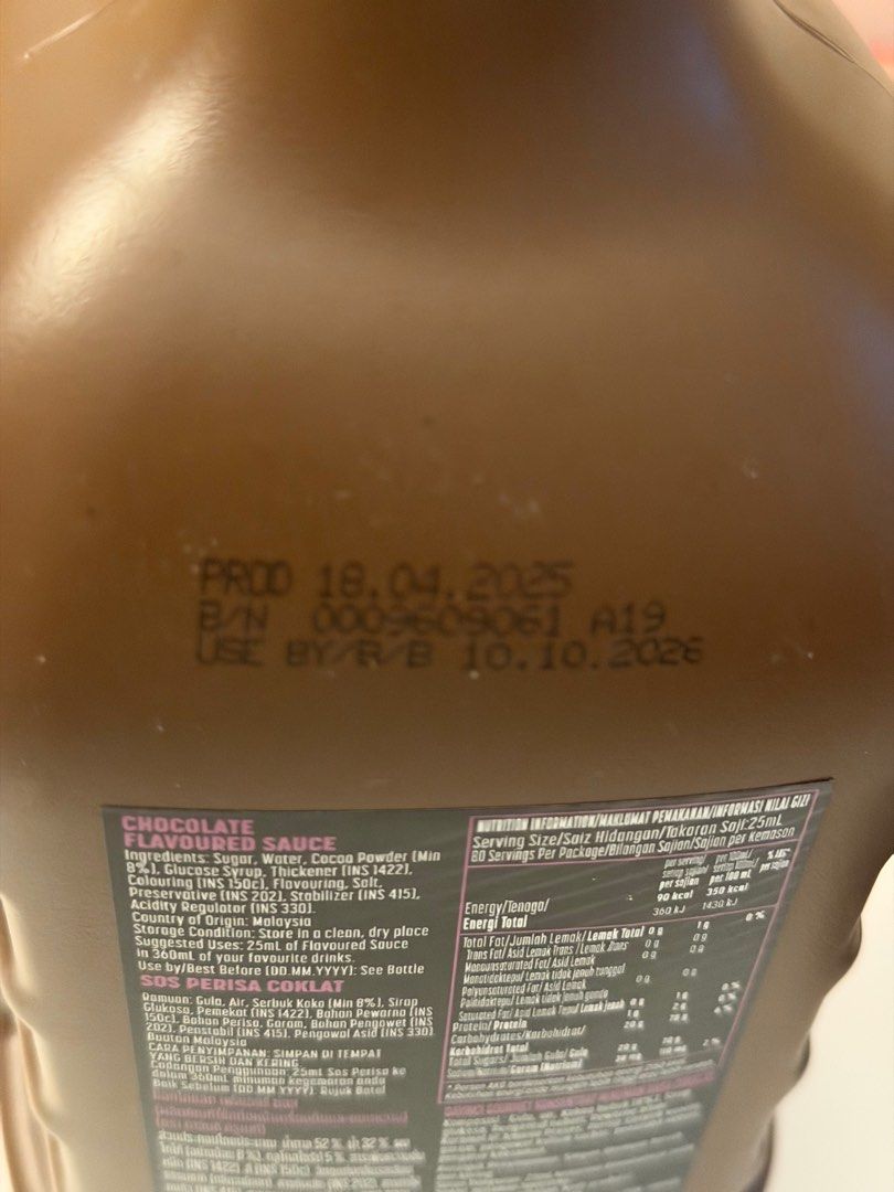 Chocolate Sauces (Category: Beverages) located in Manila. Submitted by book.archives (Listing ID 1413893823, Image 2). Description: - new unopened! - rfs: extra coffee sauces - 800 for chocolate sauce; 900 for salted caramel .