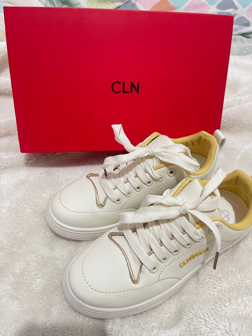 CLN Almira Size 36 (Category: Sneakers) located in Trece Martires City. Submitted by eggreadsdeclutter (Listing ID 1413991542, Image 1). Description: RFS: too big for me I'm only size 35 Brandnew has box and paperbag.