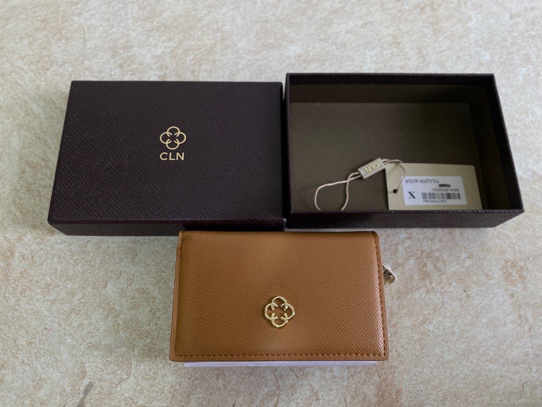 CLN Wallet (Category: Wallets & Card holders) located in Quezon City. Submitted by sayonara.things (Listing ID 1413940441, Image 2). Description: ‼️ LAST PRICE POSTED‼️ - CLN Safiyya wallet - Condition: Bnew, unused (includes original box, dust bag, and tags) - Color: Camel.