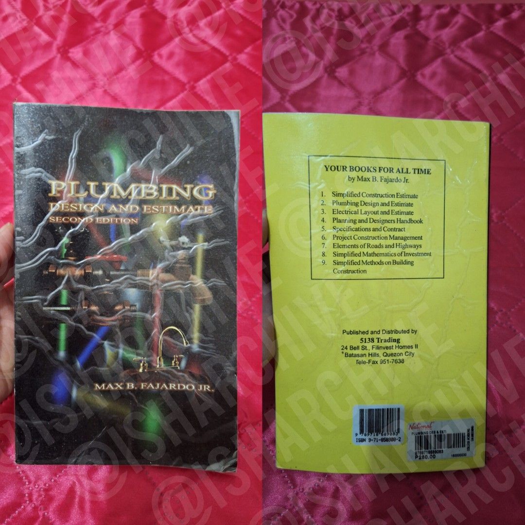 Construction Books by Max B. Fajardo Jr. (Category: Textbooks) located in Manila. Submitted by isharchive (Listing ID 1413933693, Image 3). Description: Bundle. All 7 books. Not selling single book. Original price for all 7 is around ₱1,800, selling all 7 for ₱1,000. Very good condition, like brand new. .