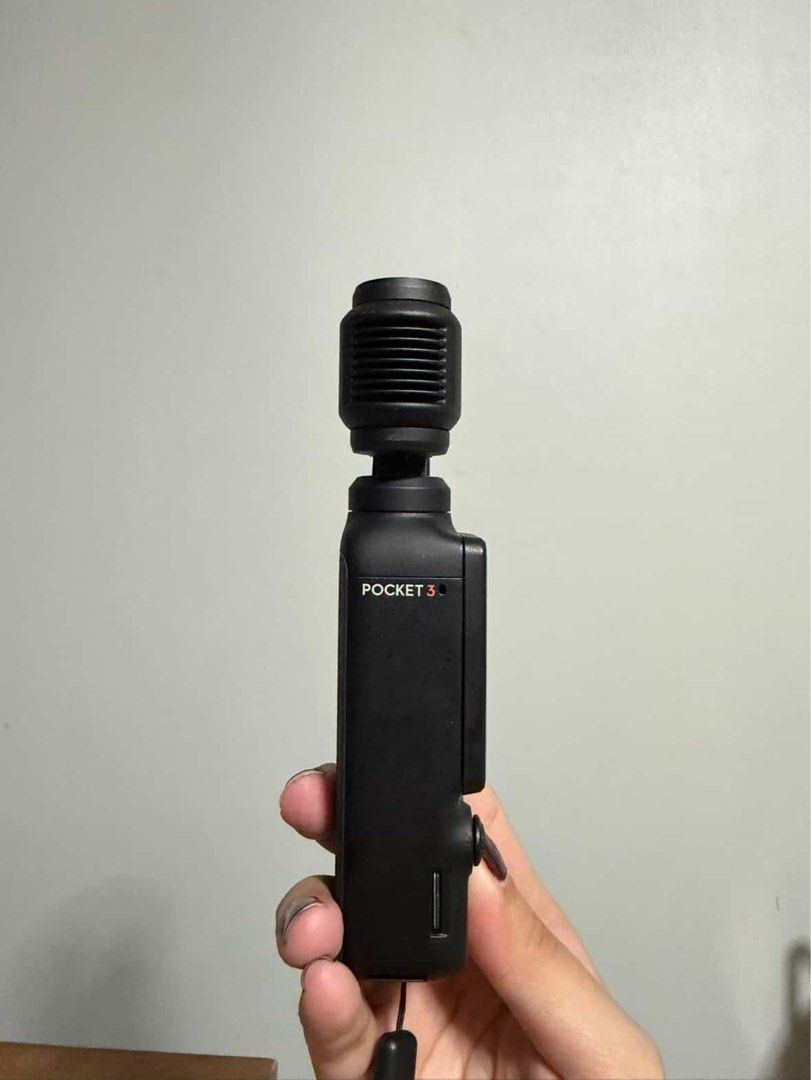 DJI Pocket 3 (Category: Cameras) located in Quezon City. Submitted by cristobalsam1235 (Listing ID 1413934475, Image 2). Description: ‼️Helping a friend out Compact DJI Pocket 3 camera. Features a built-in screen and gimbal stabilization. Includes a wrist strap. Inclusions: Box Magnet Case SD Card.