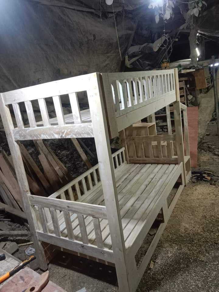 double deck single (Category: Bed Frames & Mattresses) located in Manila. Submitted by rhoda_81 (Listing ID 1413965042, Image 2). Description: made to order double deck single we accept customized design sizes.