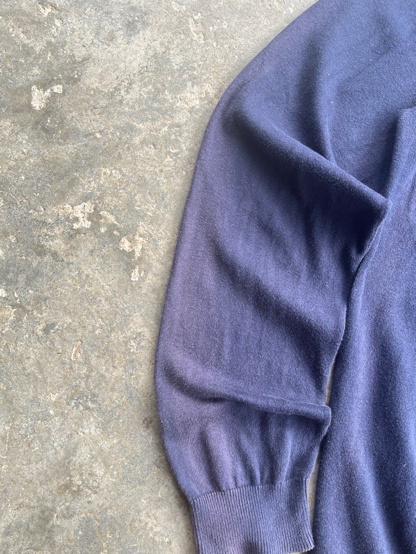 Esprit Navy Blue Cardigan XXL (Category: Coats, Jackets and Outerwear) located in San Mariano. Submitted by rakithrift (Listing ID 1413855096, Image 3). Description: 📏 DIMES: W 23 L 32 SL 28 🎨 COLOR RATE: 8.5/10 (Purple) ✅ CONDITION: GOOD ❌ ISSUE: DISCOLORATION.