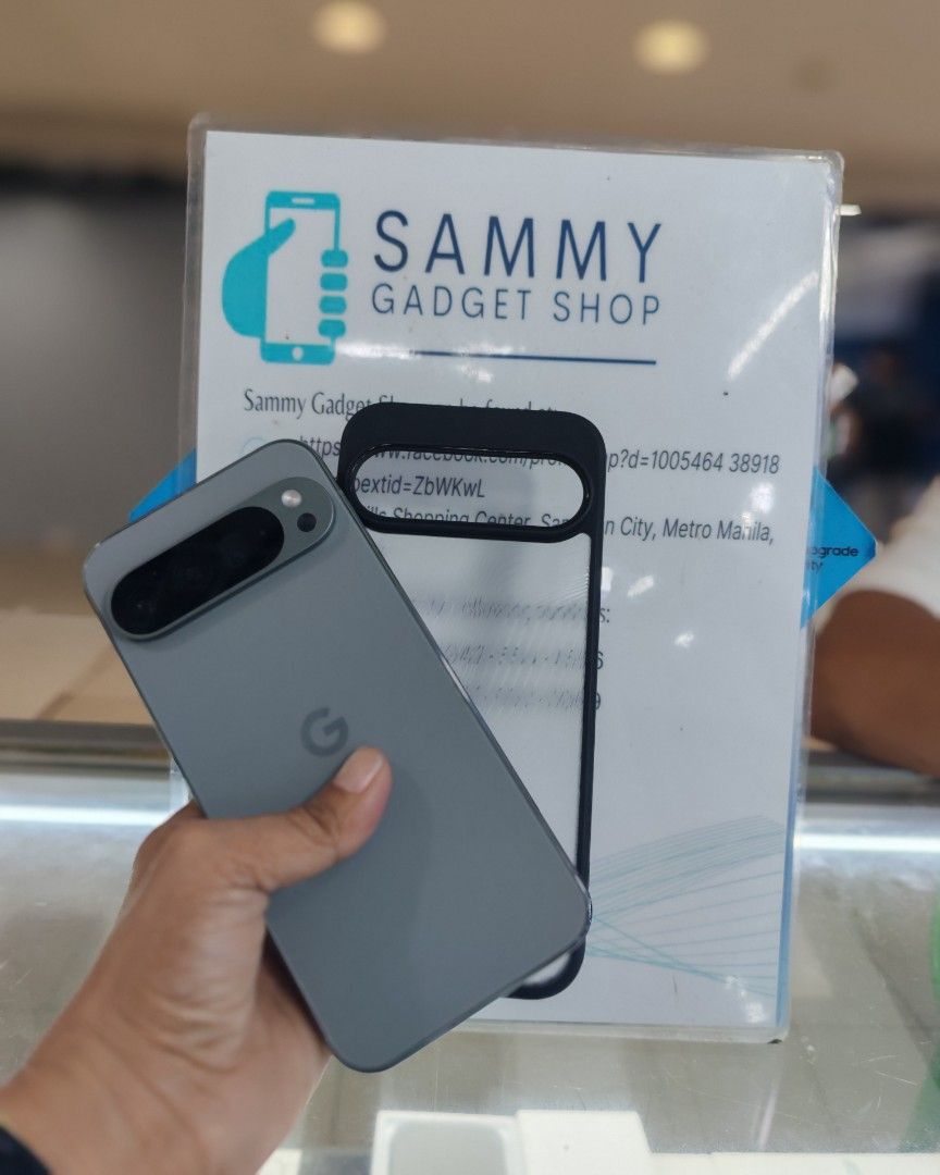 Google pixel 9pro XL 256 2ndhand/Opeline (Category: Google Pixel) located in Quezon City. Submitted by ronalynac40976 (Listing ID 1413876742, Image 1). Description: Google pixel 9pro xl good condition💯 With case/replace charger Iphone 16plus 128 With box/same serial good condition💯 Pick up store in greehills We accept swap/trade in We accept creditcard Dm or call for fast transaction 09279500069/09425544556 Located @ Aquarium area stall no. Y-4