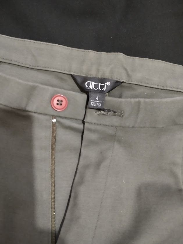 Gray Dress Pants / Trousers (Category: Other Bottoms) located in Caloocan City. Submitted by chris_mill (Listing ID 1413947412, Image 2). Description: - Classic gray pants / dress pants - Stretchable fabric - Medium - Measurement provided on photos.